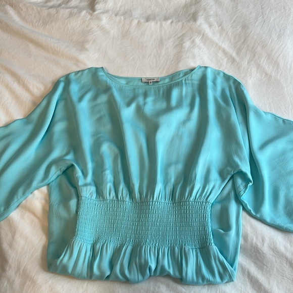 Babaton teal xs smocked dress - Picture 5 of 7